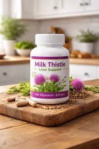 milk tistle supplement for liver detox support