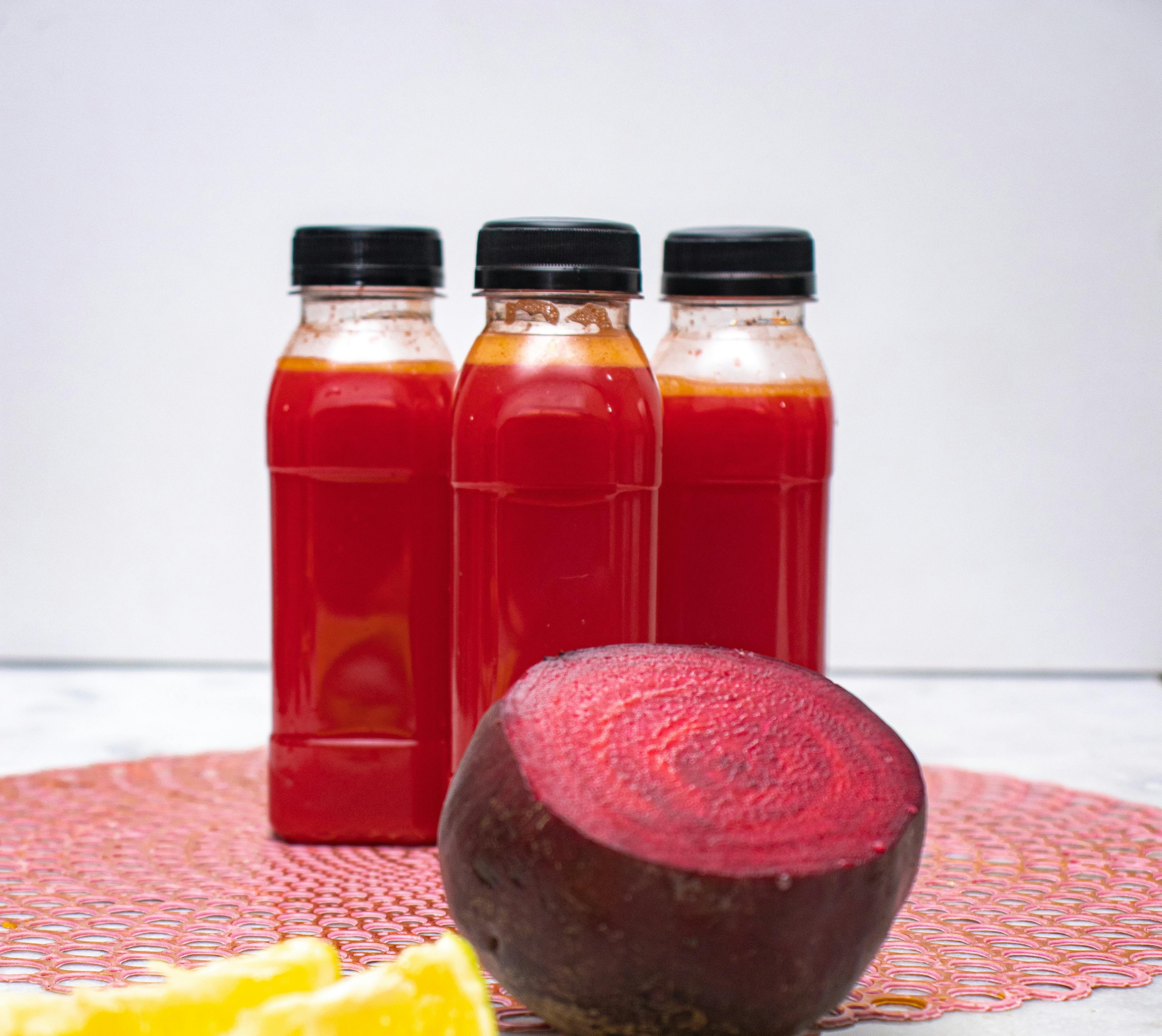 beetroot juice bottles