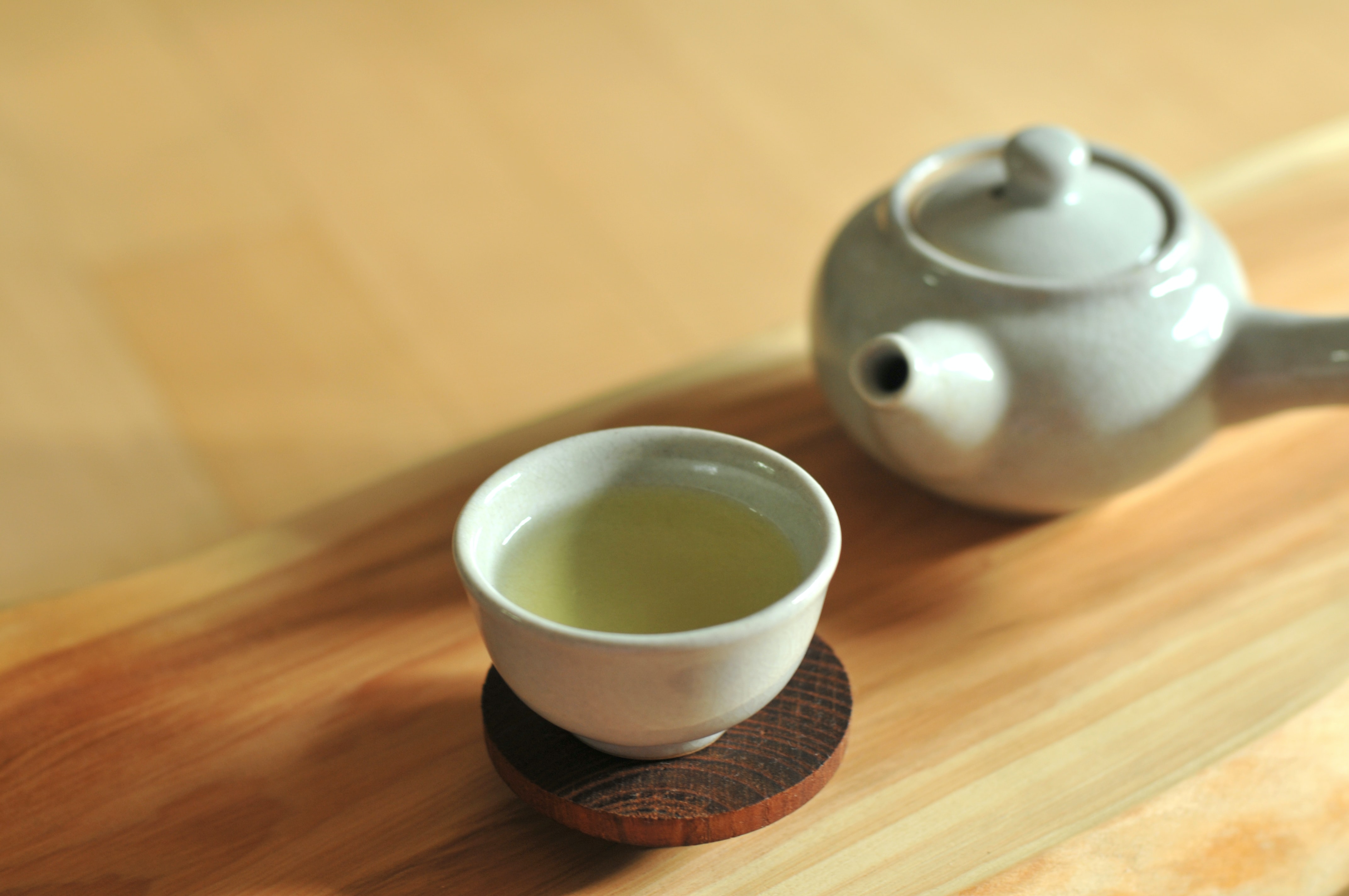 green tea in a cup