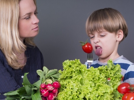 children to eat vegetables