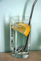 water lemon slice