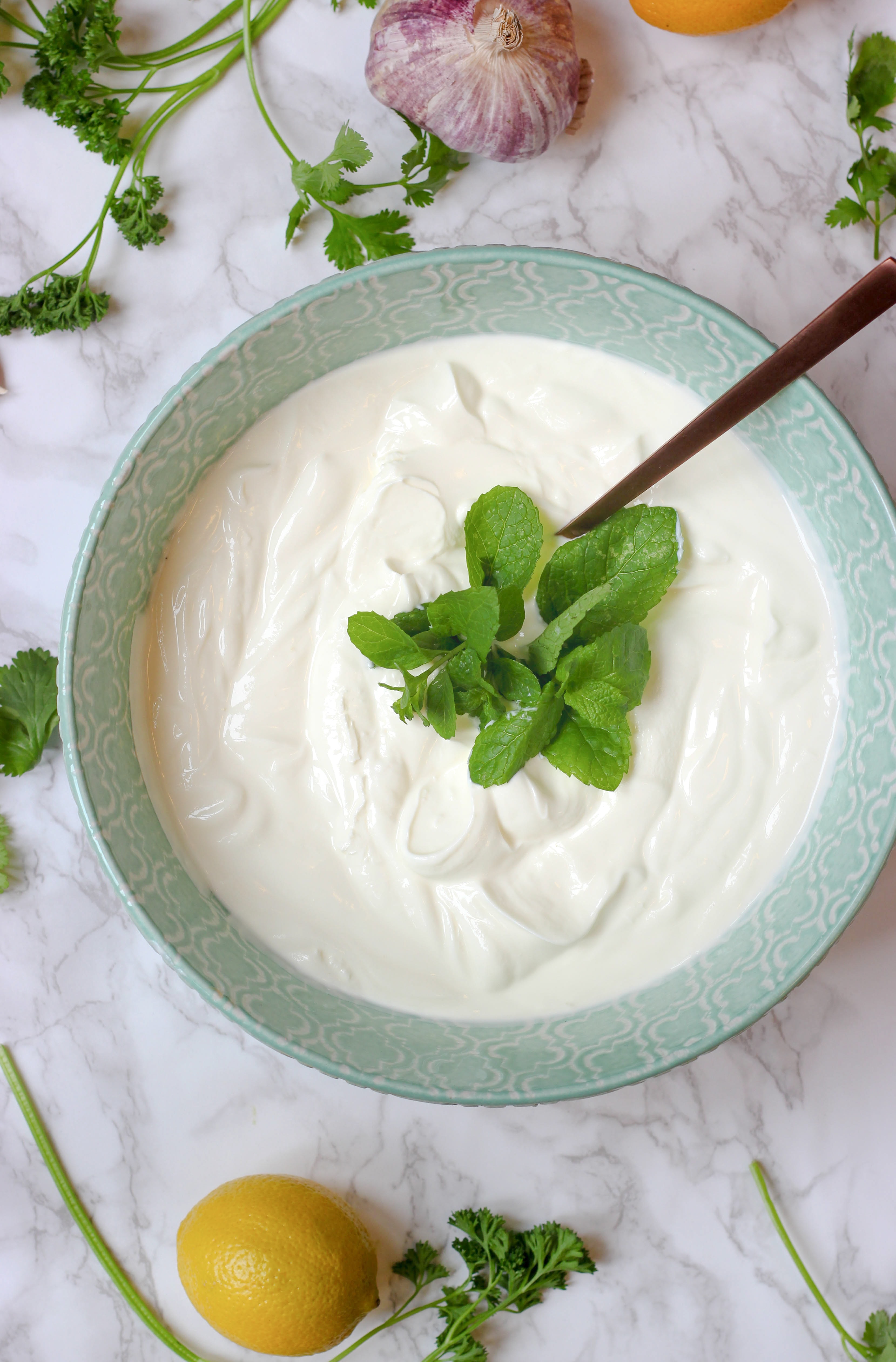 yogurt in a bowl